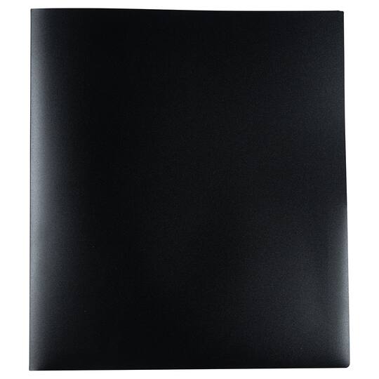 JAM Paper Heavy Duty Plastic 10-Pocket Folder